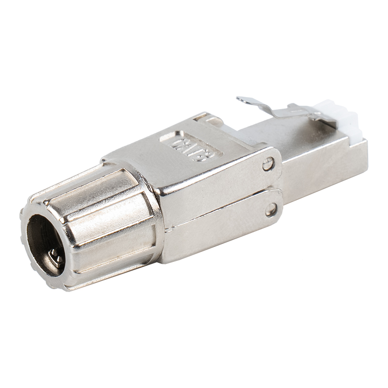 Cat8 oklopljena metalna kopča RJ45 konektor bez alata RJ-G40S-2-C8