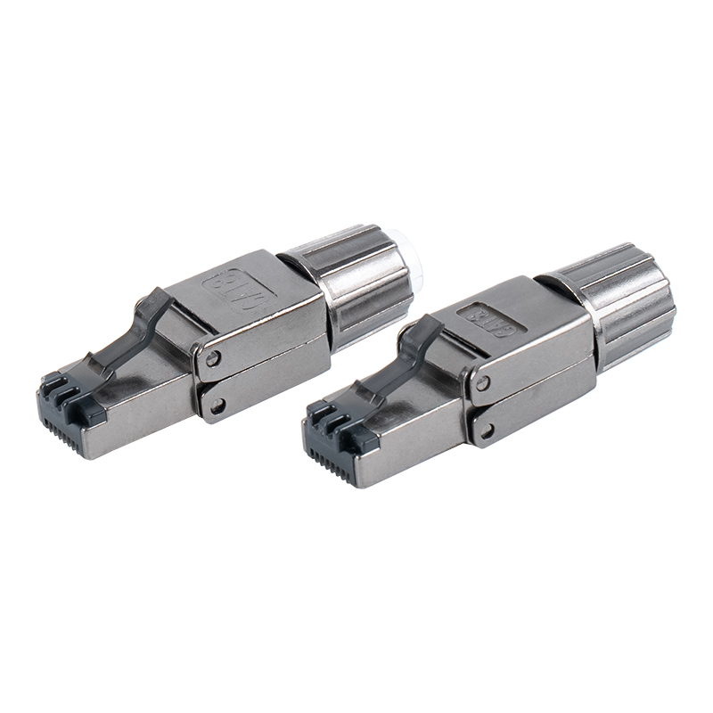 Cat8 oklopljeni RJ45 konektor bez alata RJ-G40S-1-C8 Cat8 oklopljeni RJ45 konektor bez alata RJ-G40S-1-C8