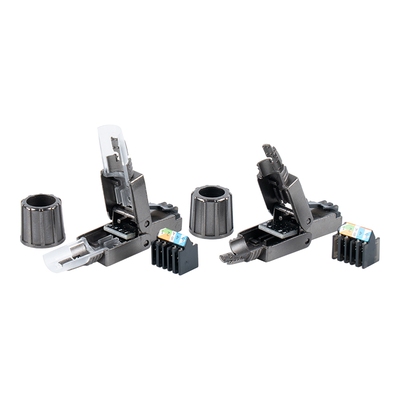 Cat8 oklopljeni RJ45 konektor bez alata RJ-G40S-1-C8 Cat8 oklopljeni RJ45 konektor bez alata RJ-G40S-1-C8