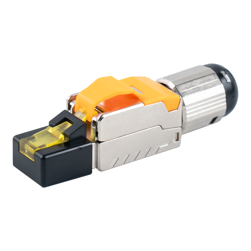 Cat6A oklopljeni RJ45 konektor bez alata （s plastičnim poklopcem）RJ-G70S-C6A