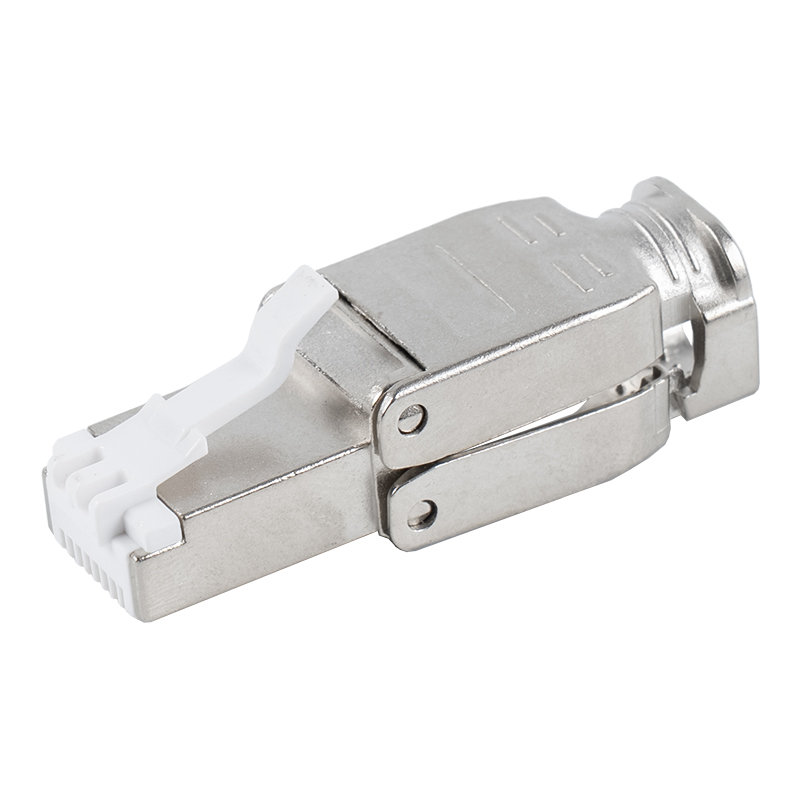 Cat6A oklopljena metalna kopča RJ45 konektor bez alata RJ-602S-2-C6A