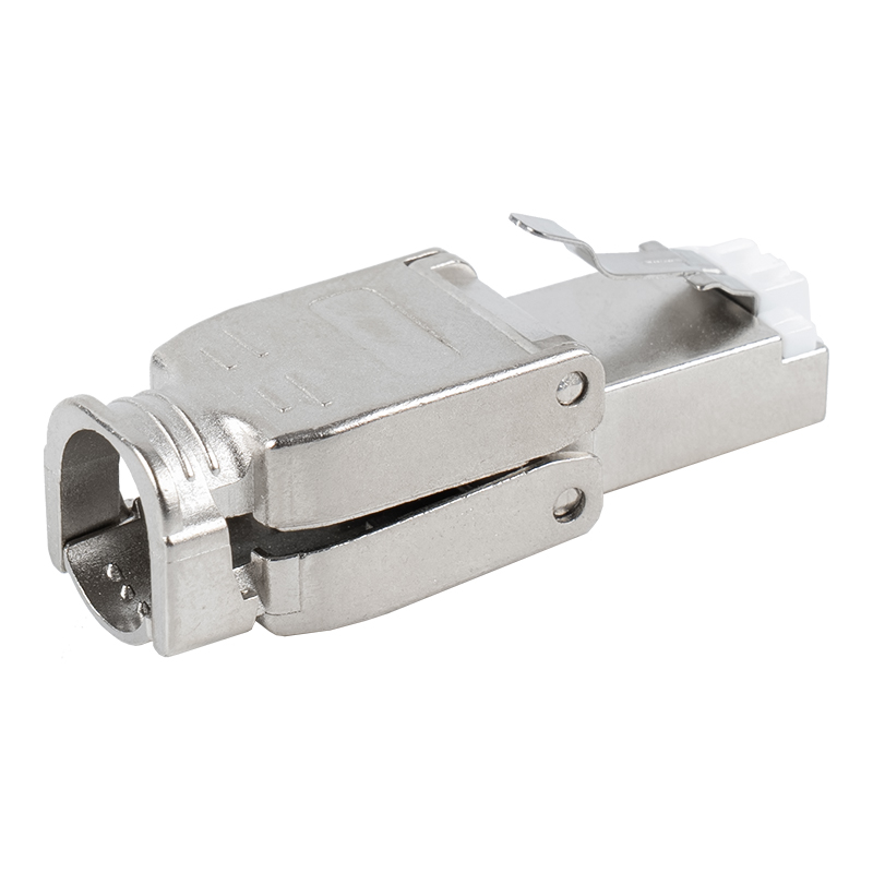 Cat6A oklopljena metalna kopča RJ45 konektor bez alata RJ-602S-2-C6A Cat6A oklopljena metalna kopča RJ45 konektor bez alata RJ-602S-2-C6A