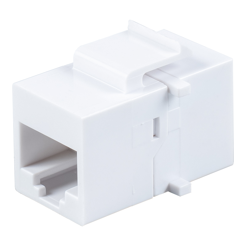 C6A Neoklopljeni RJ45 Inline spojnik (s četiri mala nosača) SM-2033C6A C6A Neoklopljeni RJ45 Inline spojnik (s četiri mala nosača) SM-2033C6A