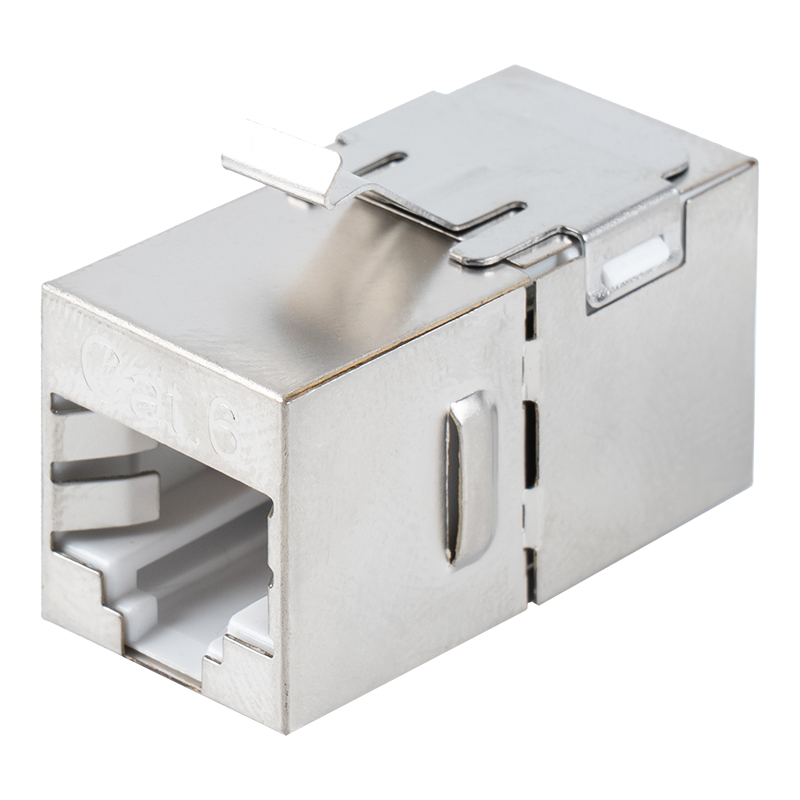 Cat6 oklopljeni RJ45 ravni spojnik (s metalnom kopčom) SM-2035SC6 Cat6 oklopljeni RJ45 ravni spojnik (s metalnom kopčom) SM-2035SC6