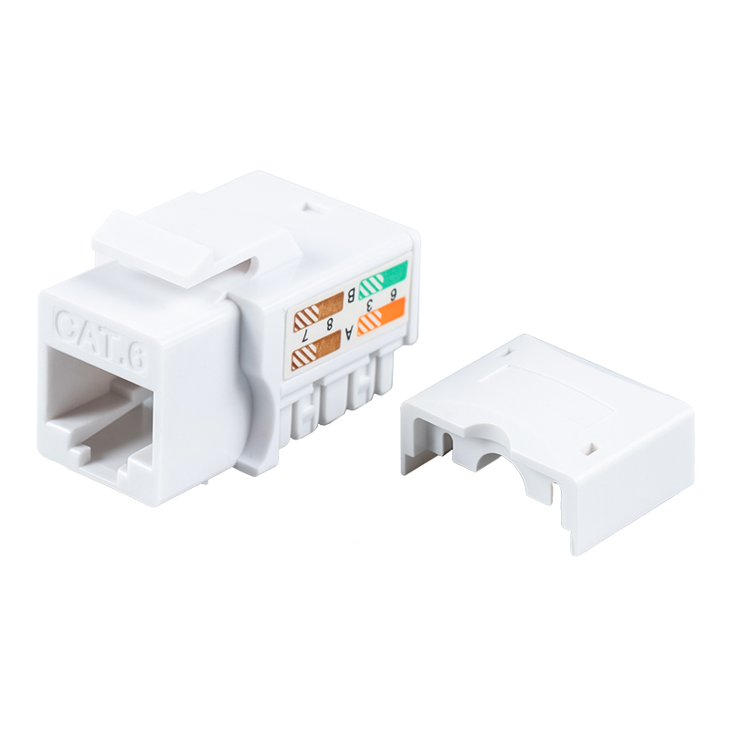 Cat6 Neoklopljena 90° modularna utičnica SM-2053H8C6