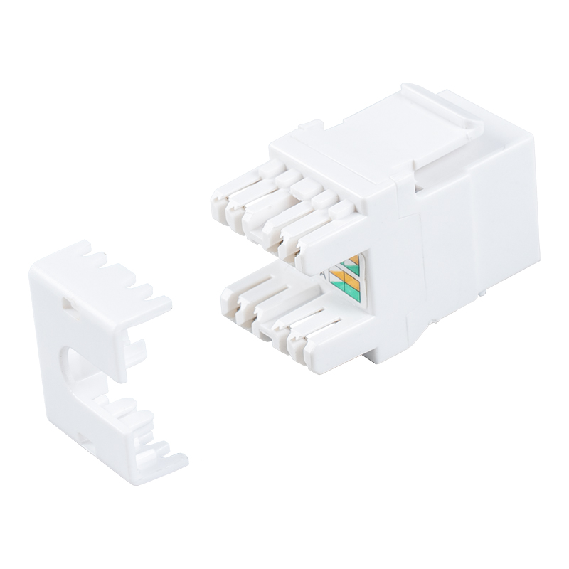 Cat6 Neoklopljena 180° modularna utičnica (s zatvaračem) SM-2064CD8C6 Cat6 Neoklopljena 180° modularna utičnica (s zatvaračem) SM-2064CD8C6