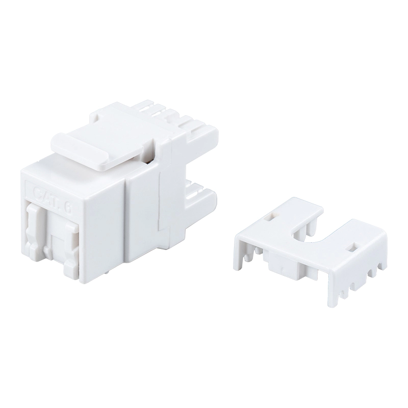 Cat6 Neoklopljena 180° modularna utičnica (s zatvaračem) SM-2064CD8C6