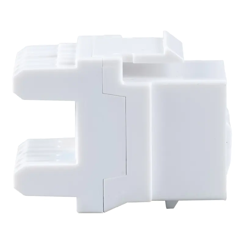Cat6 Neoklopljena modularna utičnica od 180° (mini tip s zatvaračem) SM-2089CD8C6-1 Cat6 Neoklopljena modularna utičnica od 180° (mini tip s zatvaračem) SM-2089CD8C6-1