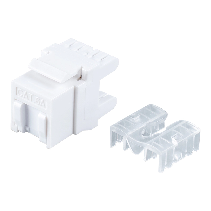 Cat6 Neoklopljena modularna utičnica od 180° (mini tip s zatvaračem) SM-2089CD8C6-1
