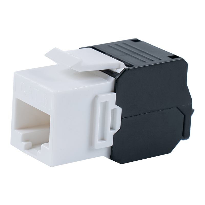 Cat6 Neoklopljena 180° modularna utičnica bez alata (tip otvaranja) SM-2336H8C6