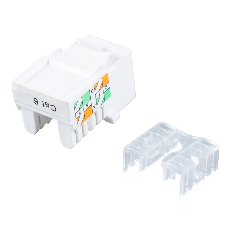 Cat6 Neoklopljena 90° Keystone utičnica SM-2337H8C6 Cat6 Neoklopljena 90° Keystone utičnica SM-2337H8C6