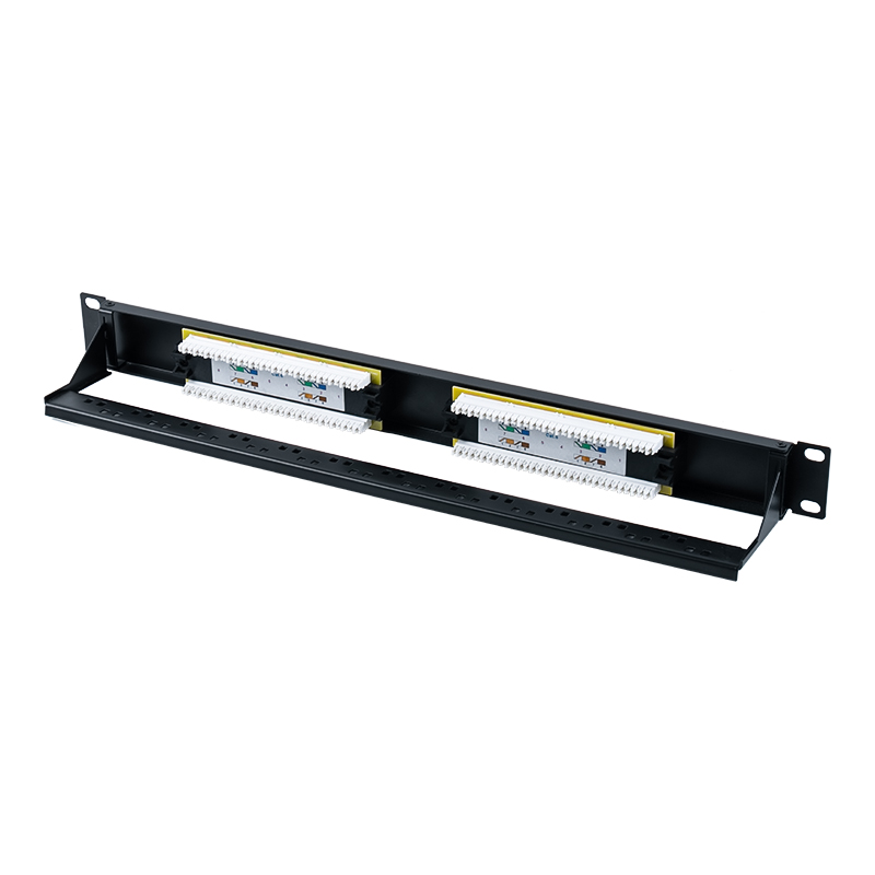 Kategorija 6 19-inčni 1U nezaštićeni 16-portni patch panel (IDC s dvostrukom namjenom) SP-3224D16-C6 Kategorija 6 19-inčni 1U nezaštićeni 16-portni patch panel (IDC s dvostrukom namjenom) SP-3224D16-C6