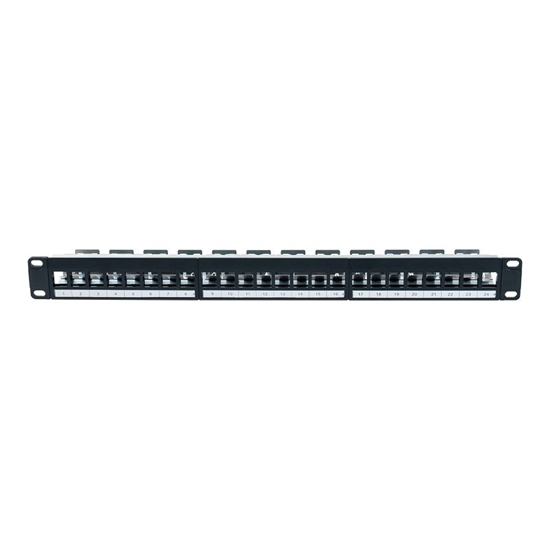 19-inčni 1U 24-port zaštićeni prazan stalak (s digitalnom karticom) SP-3245S-24P 19-inčni 1U 24-port zaštićeni prazan stalak (s digitalnom karticom) SP-3245S-24P