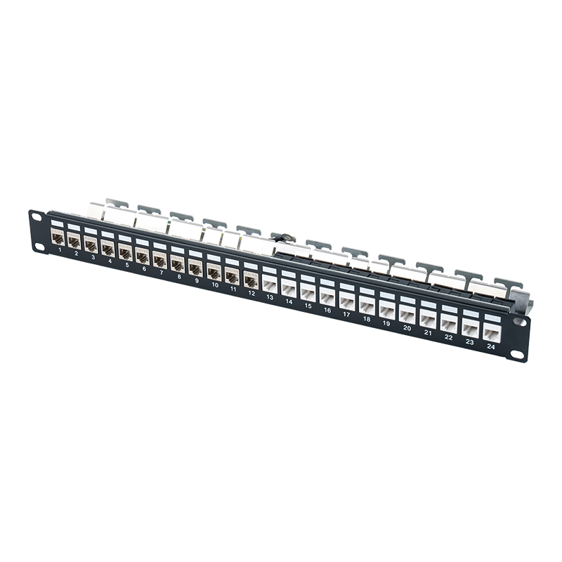 19-inčni 1U 24-port zaštićeni prazan stalak (s digitalnom karticom) SP-3245S-24P 19-inčni 1U 24-port zaštićeni prazan stalak (s digitalnom karticom) SP-3245S-24P
