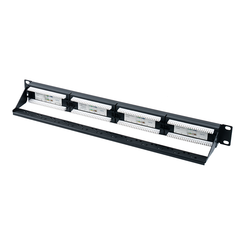 Cat6e 19-inčni 1U neoklopljeni patch panel s 24 priključka (IDC s dvostrukom namjenom) SP-3310D24-C6A Cat6e 19-inčni 1U neoklopljeni patch panel s 24 priključka (IDC s dvostrukom namjenom) SP-3310D24-C6A