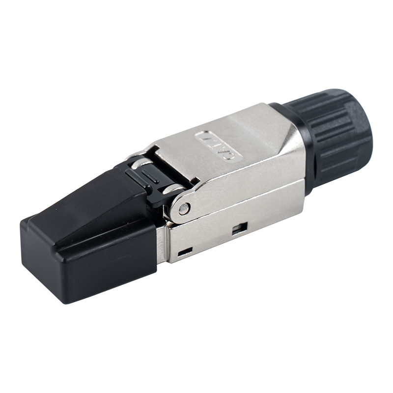 Cat7 oklopljeni RJ45 konektor bez alata (s plastičnim zaštitnim omotima) RJ-G50S-1-C7 Cat7 oklopljeni RJ45 konektor bez alata (s plastičnim zaštitnim omotima) RJ-G50S-1-C7