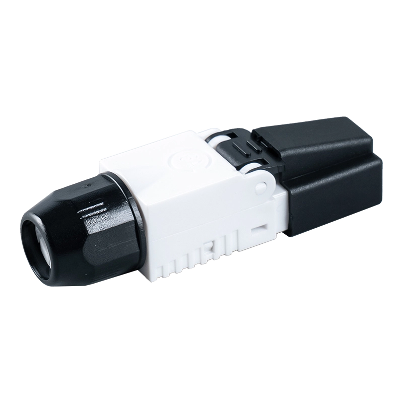 Cat7 Neoklopljeni RJ45 konektor bez alata（s plastičnim čepovima na glavi） RJ-G50U-1-C7