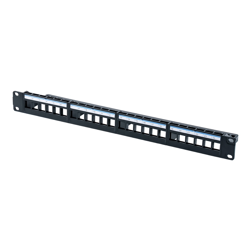 19-inčni 1U 24-portni neoklopljeni stalak (plavi plastični karton) SP-3401-24P