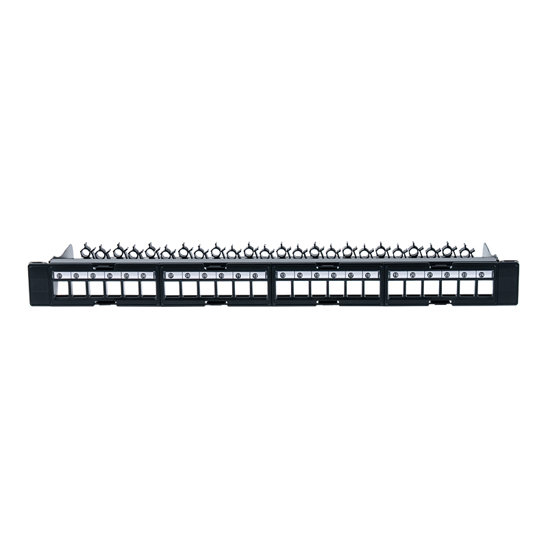 19-inčni 1U 24-port nezaštićeni nosač za stalak (uklonjivi prozor) SP-3404-24P 19-inčni 1U 24-port nezaštićeni nosač za stalak (uklonjivi prozor) SP-3404-24P
