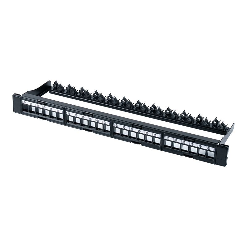 19-inčni 1U 24-port nezaštićeni nosač za stalak (uklonjivi prozor) SP-3404-24P 19-inčni 1U 24-port nezaštićeni nosač za stalak (uklonjivi prozor) SP-3404-24P