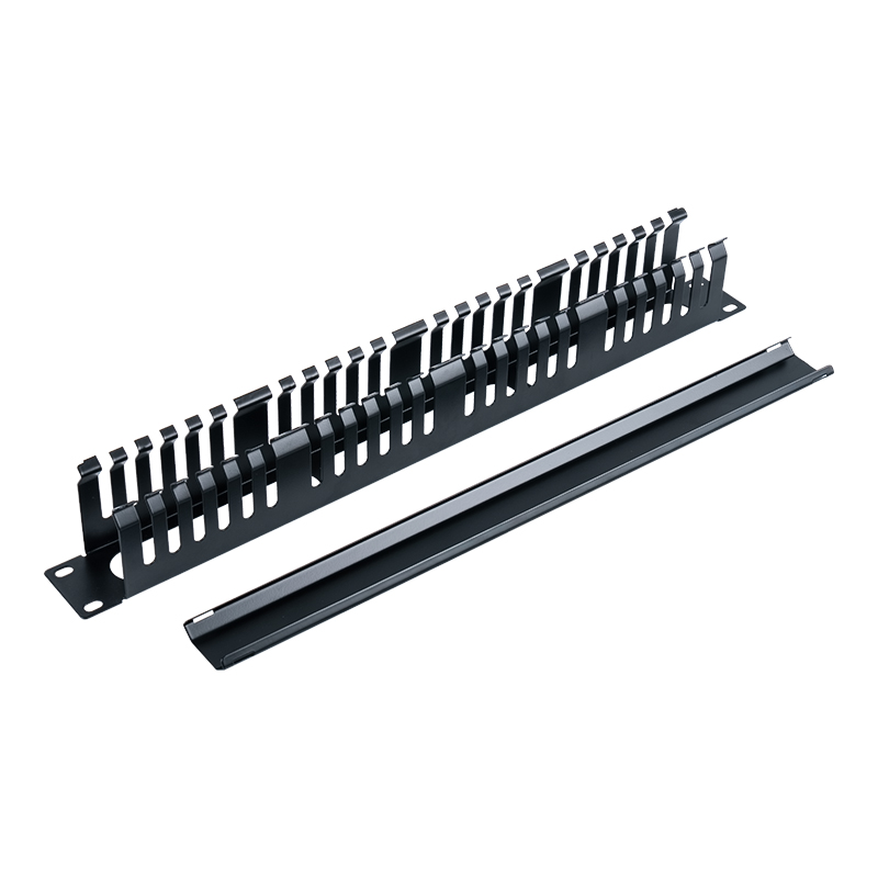 19-inčna 1U plastična ploča za upravljanje kabelima (24 utora s poklopcem) SP-3802-1U 19-inčna 1U plastična ploča za upravljanje kabelima (24 utora s poklopcem) SP-3802-1U
